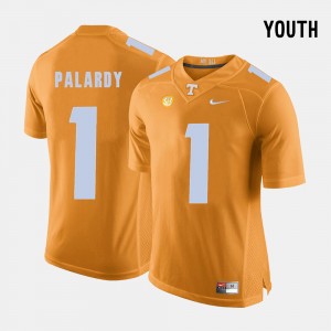 Youth(Kids) Football UT Volunteer #1 Michael Palardy college Jersey - Orange