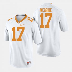 Men #17 Football UT Will McBride college Jersey - White