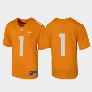 Youth #1 college Jersey - Tennessee Orange Untouchable Football UT Volunteer