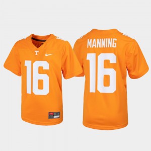 Kids UT VOLS #16 Alumni Football Game Peyton Manning college Jersey - Tennessee Orange